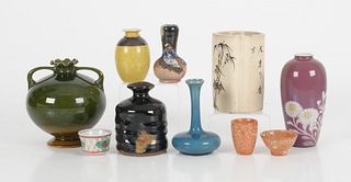 A Group of Japanese Ceramics 