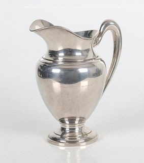 A Sterling Silver Water Pitcher by Black Starr and Gorham 