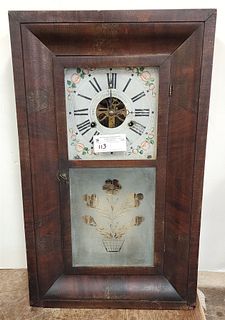 Union Mfg Co Bristol Ct Ogee Clock 26"H X 15 1/2"W X 4 1/2"D no weights or pendulum