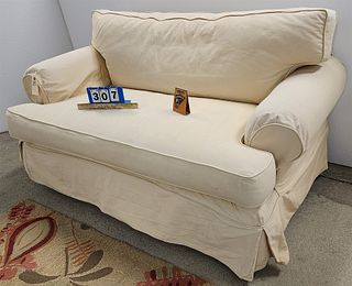 Uphols Sleeper Sofa 24"H X 5'W X 20"D Ptd Bed 43 1/2"H X 64"W