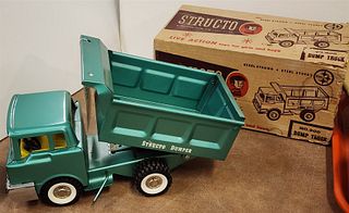 Vintage Structo #30C Dump Truck W/ Orig Bx 