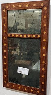 Inlaid Rosewood Framed Mirror 