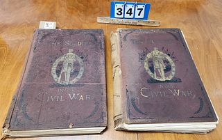Lot 2 Vols, The Soldier In Our Civil War 1885 17" X 12"
