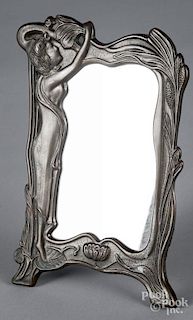 Art Nouveau bronze frame, 8 1/2'' x 5 3/4''.