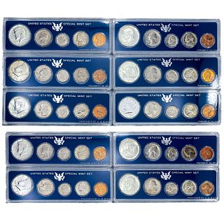 1966-1967 US Special Mint Sets [50 Coins]   