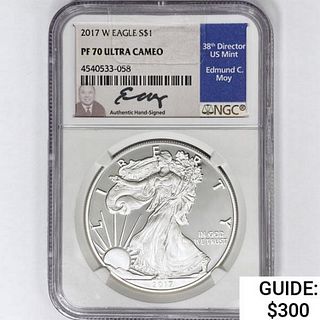 2017-W ASE Moy Signed NGC PF70 UC