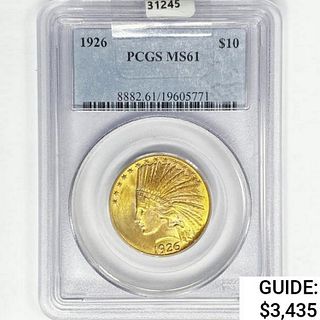 1926 $10 Gold Eagle PCGS MS61 