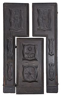 Large Continental Sacristy Door and Frame