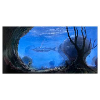 Peter (1913-2007) & Harrison Ellenshaw, "20,000 Leagues" Limited Edition Proof on Canvas from Disney Fine Art, Numbered and Hand Signed with Letter of