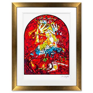 Marc Chagall (1887-1985), "Judah" Framed Limited Edition Serigraph with Certificate of Authenticity.