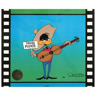Sound Please by Chuck Jones (1912-2002). Limited Edition Animation Cel with Hand Painted Color. Numbered and Hand Signed with Certificate of Authentic