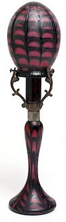 Fratelli Toso Italian Art Glass Candle Lamp