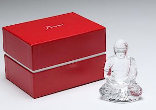 Baccarat Crystal Buddha Figure