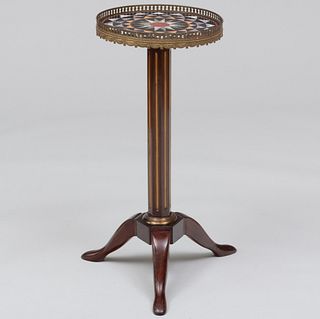 Directoire Brass-Mounted Guéridon With a Specimen Marble Top