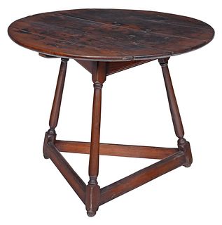 American William and Mary Walnut Table