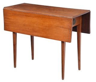 New England Federal Cherry Pembroke Table