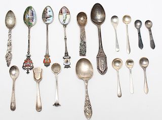 17 Assorted Antique Silver Spoons