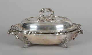 A Silver Plated Covered Server by Elkington 