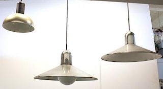 3 Contemporary Metal Hanging Lamps
