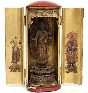 Asian Buddhist Votive of Avalokiteshvara/ Guanyin