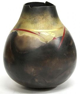 Attrib. Ann Krestensen- Studio Ceramic Vase