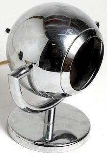Mid-Century Modern Chrome-Plated Ball Lamp