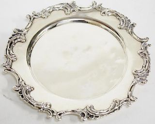 Shreve, Crump & Low Sterling Silver Card Salver