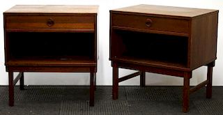 Pair of Danish Modern DUX End- or Night-Tables