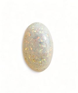 9.15ct Cabochon Opal, Unmounted Stone, W 14mm L 22mm 1.8g