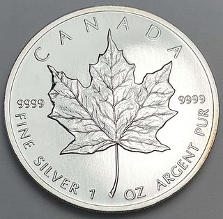 2003 Canada $5 Maple Leaf 1 ozt .9999 Silver
