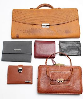 Assorted Small Vintage Leather Woman's Articles