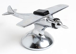 Hamilton Art Deco Chrome Airplane Novelty Lighter