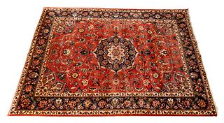 Persian Bakhtiari Hand Woven Wool Oriental Rug Ca. 1950-1970, W 9' 8'' L 12' 6''
