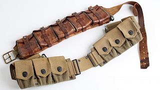 2 WWI-Era Munitions Belts
