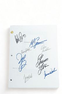 Autographed Screenplay from the 1995 Film 'Casino', Eight Signatures, H 11.25" W 8.5"