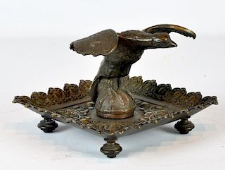 Tiffany & Co. Bronze Eagle Mounted Figurine