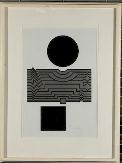Victor Vasarely (Hungarian-French, 1906-1977)