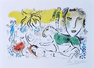 Marc Chagall "Homecoming"  3/50 Lithograph