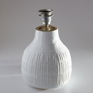Tapio Wirkkala (attrib.) ceramic table lamp