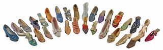 (30) COLLECTION OF MINIATURE WOMEN'S SHOES