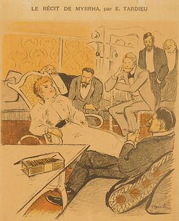 Theophile Steinlen (French 1859-1923) lithograph