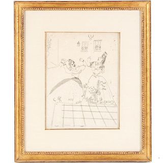 Marc Chagall, etching