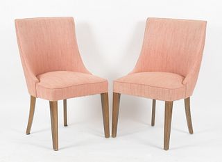 Pair of Upholstered Side Chairs, 20th Century