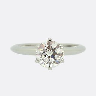 Tiffany & Co. 1.51 Carat Diamond Engagement Ring