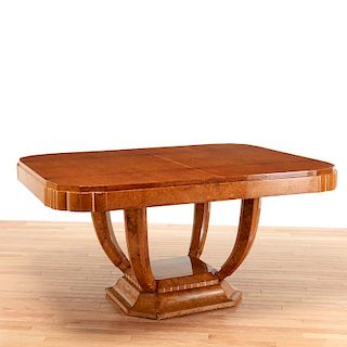 Rene Prou (attrib.) Art Deco dining table
