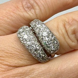 Art Deco Platinum 3.75 Ct. Diamond Ring