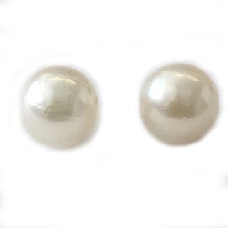 14k Pearl stud Earrings