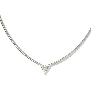 18k Italian Diamond Necklace