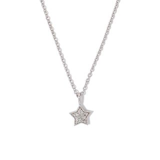 18k Diamond Star Necklace