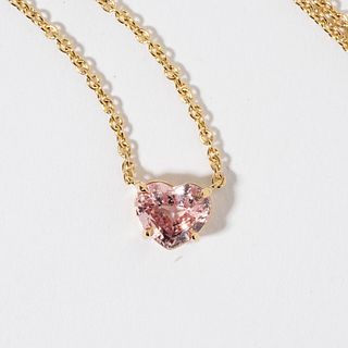 18K YELLOW GOLD  SAPPHIRE NECKLACE
